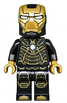 Lego, Minifigure, Super Heroes, Avengers Endgame, Iron Man, Mark 41 Armor, Trans-Clear Head, sh567