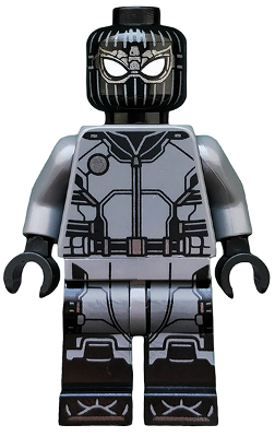Lego, Minifigure, Super Heroes, Spider-Man Far From Home, Spider-Man, Black and Gray Suit (Stealth Suit), SH0578