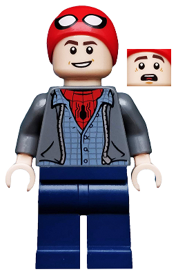 Lego, Minifigure, Super Heroes, Spiderman, Far From Home, Peter Parker, Spider-Man Cap, SH582