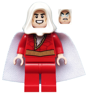 Lego, Minifigure, Super Heroes, Batman II, Shazam - White Hood, Spongy Cape, SH592