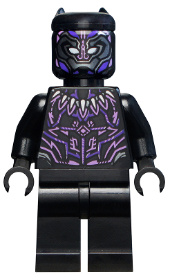 Lego, Minifigure, Super Heroes, Black Panther, SH0728