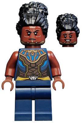 Lego, Minifigure, Super Heroes, The Infinity Saga, Shuri - Dark Blue Top, sh735