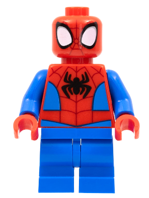 Lego, Minifigure, Super Heroes, Spidey and his Amazing Friends, Spidey, Spider-Man, Medium Legs, Black Spider Logo, SH797