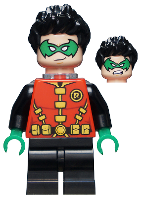 Lego, Minifigure, Batman II, Robin, Neck Bracket, SH822