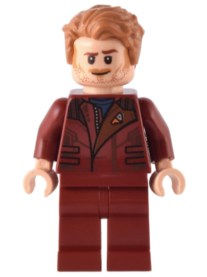 Lego, Minifigure, Super Heroes, Guardians of the Galaxy, Star-Lord, Dark Red Legs, SH834