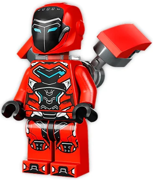 Lego, Minifigure, Super Heroes, Black Panther Wakanda Forever, Black Panther, Ironheart MK2, SH845