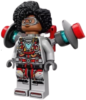 Lego, Minifigure, Super Heroes, Black Panther Wakanda Forever, Black Panther, Ironheart MK1, SH848