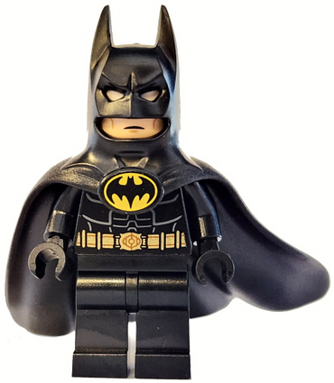 Lego, Minifigure, Super Heroes, Tim Burton's Batman, Batman - One Piece Cowl and Cape with Simple Bat Logo (1992), sh0880