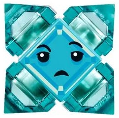 Lego, Minifigure, DC Super Hero Girls, Kryptomite - Blue, Small Crystals, SHG023