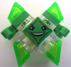 Lego, Minifigure, DC Super Hero Girls, Kryptomite - Green, Medium Crystals, Hands, SHG025