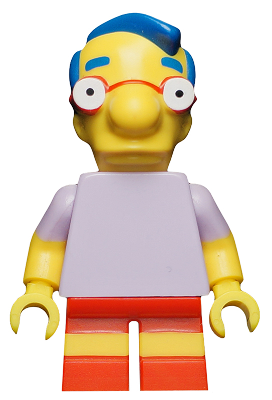 Lego, Minifigure, The Simpsons, Series 1, Milhouse Van Houten, Minifigure only, sim015