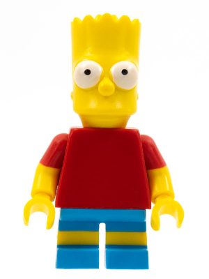 Lego, Minifigure, The Simpsons, Bart Simpson, SIM026