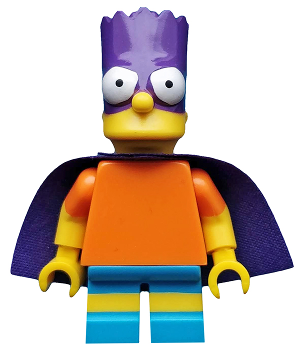 Lego, Minifigure, The Simpsons, Series 1, Bartman, Minifigure only, sim031