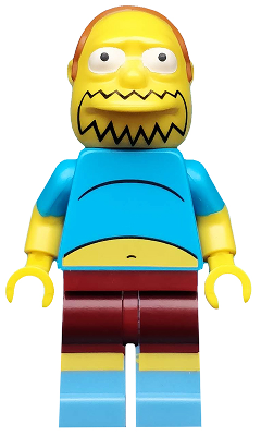 Lego, Minifigure, The Simpsons, Series 2, Comic Book Guy, Minifigure only, sim033