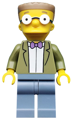 Lego, Minifigure, The Simpsons, Series 2,Waylon Smithers, Minifigure only, sim041