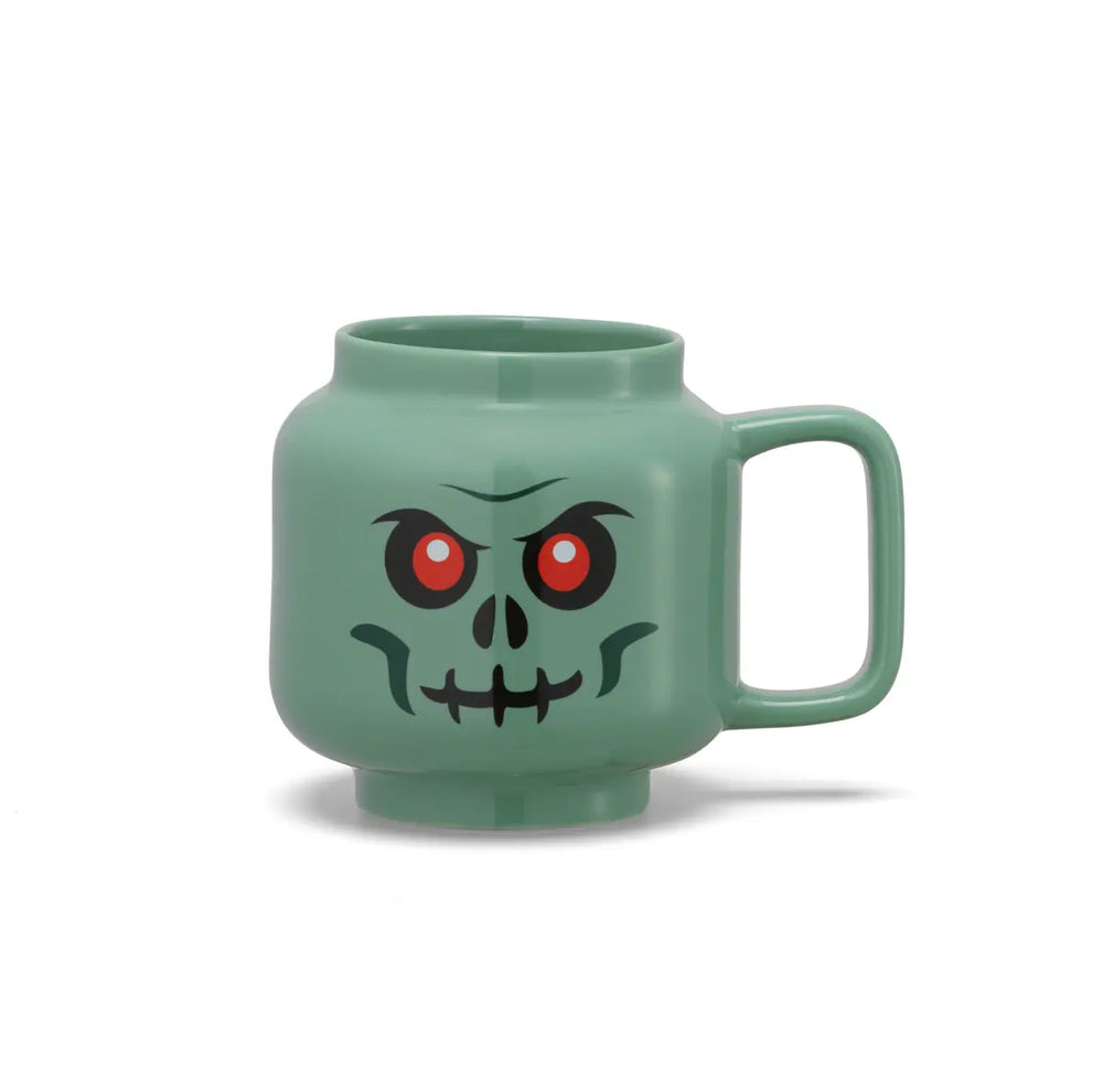 SMALL Skeleton Ceramic Mug – Green