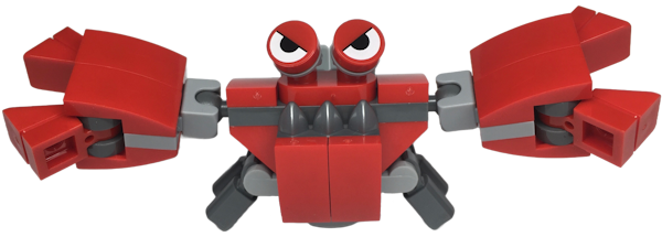 Lego, Minifigure, Sonic the Hedgehod, Crabmeat - Partially Closed Eyes, son006