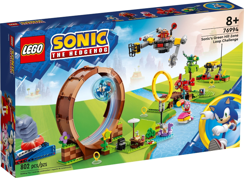 Lego, Set, Sealed, Sonic the Hedgehog, Sonic's Green Hill Zone Loop Challenge, 76994