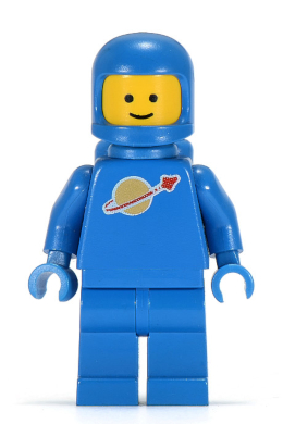 Lego, Minifigure, Space, Classic Space - Blue with Air Tanks, SP004