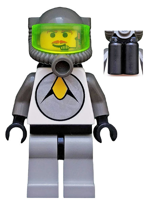 Lego, Minifigure, Space, UFO, Exploriens Chief, SP009