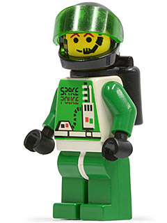Lego, Minifigure, Space, Space Police 2 Chief, Space Police 2, SP037