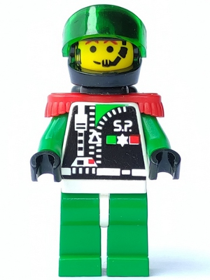 Lego, Minifigure, Space, Space Police 2 Chief, Captain Magenta, SP038