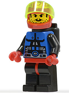 Lego, Minifigure, Space, UFO, Spyrius Chief, SP040