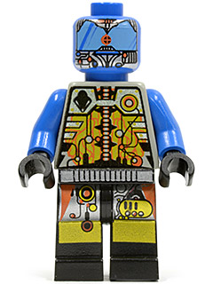 Lego, Minifigure, Space, UFO, UFO Droid - Blue (Techdroid 1), SP043