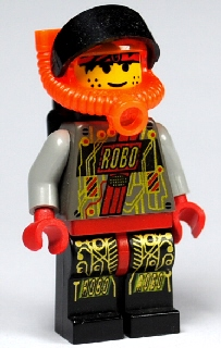 Lego, Minifigure, Space, UFO, RoboForce Red with Printed Legs, SP067