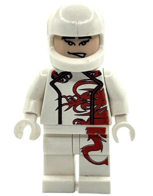 Lego, Minifigure, Speed Racer, Taejo Togokahn, White Suit, SR004