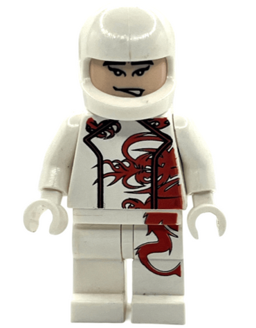 Lego, Minifigure, Speed Racer, Taejo Togokahn, White Suit, SR004