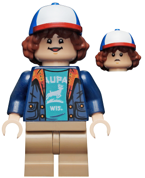 Lego, Minifigure, Stranger Things, Dustin Henderson, ST005