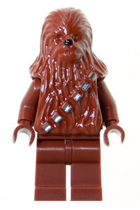 Lego, Minifigure. Star Wars, Chewbacca (Reddish Brown), sw0011A