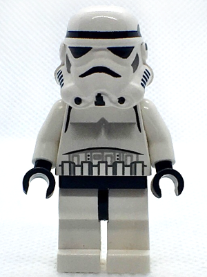 Lego, Minifigure, Star Wars, Imperial Stormtrooper, Yellow Head, SW0036