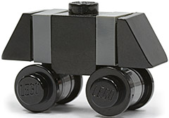 Lego, Minifigure, Star Wars, Mouse Droid (MSE-6-series Repair Droid) - Black / Dark Bluish Gray, SW0156