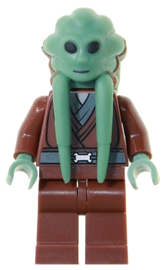 Lego, Minifigure, Star Wars, Episode 3, Kit Fisto, SW0163