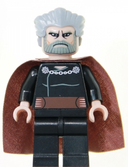 Lego, Minifigure, Star Wars, Episode, The Clone Wars, Count Dooku - Large Eyes, SW0224