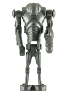 Lego, Minifigure, Star Wars, Super Battle Droid - Pearl Dark Gray, Blaster Arm, SW0230