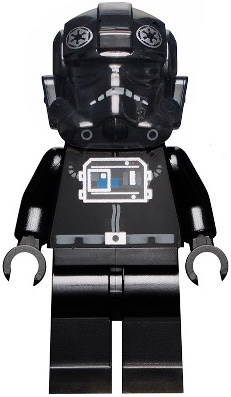Lego, Minifigure, Star Wars, Imperial TIE Fighter / Defender Pilot, SW0268