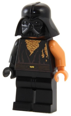 Lego, Minifigure. Star Wars, Anakin Skywalker - Battle Damaged with Darth Vader Helmet, sw0283