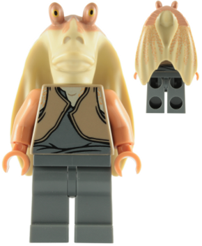 Lego, Minifigure, Star Wars, Jar Jar Binks, SW0301