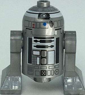 Lego, Minifigure, Star Wars, Astromech Droid, R2-Q2 (Small Red Dots), SW0303