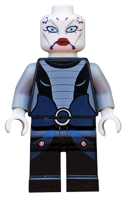 Lego, Minifigure. Star Wars, Star Wars The Clone Wars, Asajj Ventress - Black Torso, Sw0318