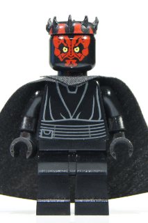 Lego, Minifigures, Star Wars, Episode 1, Darth Maul - Horns and Cape, Plain Legs, SW0323