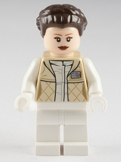 Lego, Minifigure, Star Wars, Princess Leia Hoth Outfit, SW0346