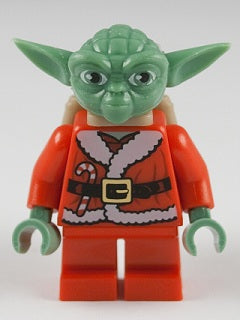 Lego, Minifigure, Advent Calendar 2011, Star Wars, Yoda - Santa Yoda, Backpack, SW0358