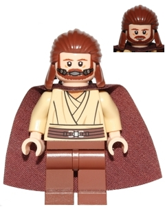 Lego, Minifigure, Star Wars, Star Wars Episode 4/5/6, Qui-Gon Jinn (Breathing Apparatus), SW0410