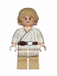 Lego, Minifigure, Star Wars, Luke Skywalker, Tatooine, Smiling, sw0432