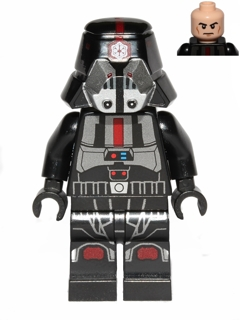 Lego, Minifigure, Star Wars, Star Wars Legends, The Old Republic, Sith Trooper, Black Armor with Printed Legs, SW0443
