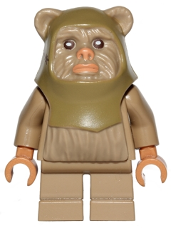Lego, Minifigure, Star Wars, Ewok Warrior, SW0508